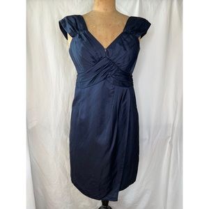 Nanette Lepore Navy Wrap Dress Size 4